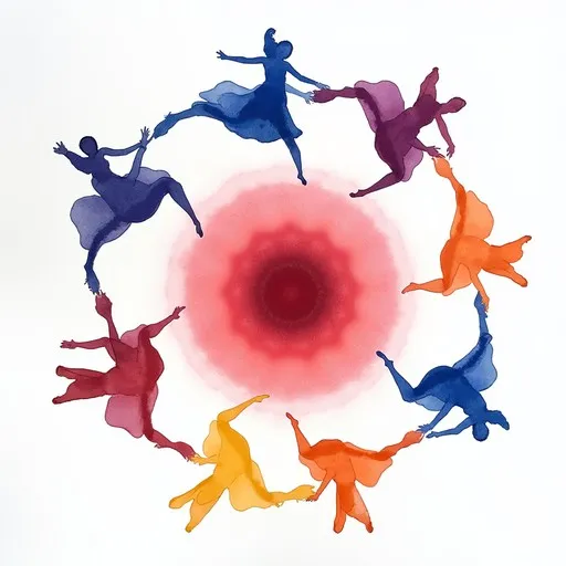 Circular worship dance